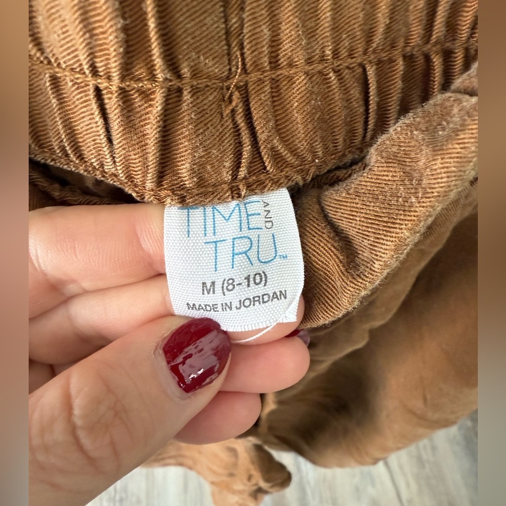 Time and Tru High Wasted Goucho Flowy Pants Size M - Picture 3 of 4